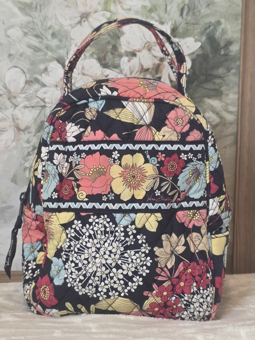 Vera Bradley Happy Snails Quilted Lunchbox